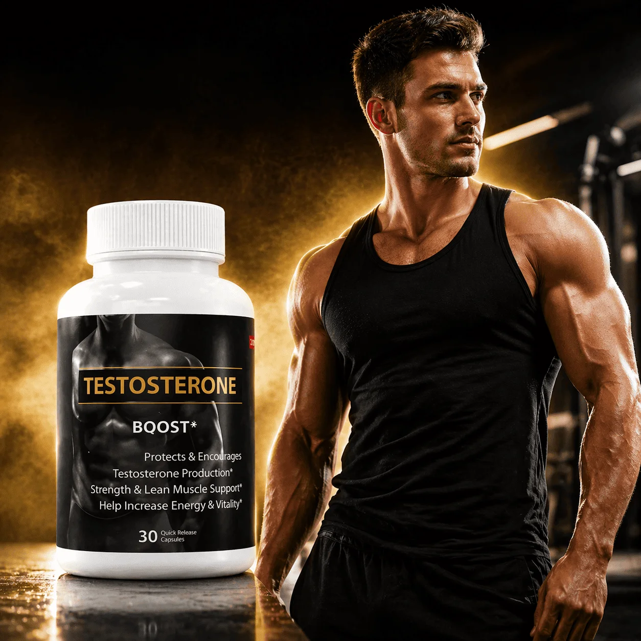 TESTOSTERONE BOOST - Male Hormone Enhancer محفز التستوستيرون - معزز هرمون الذكورة