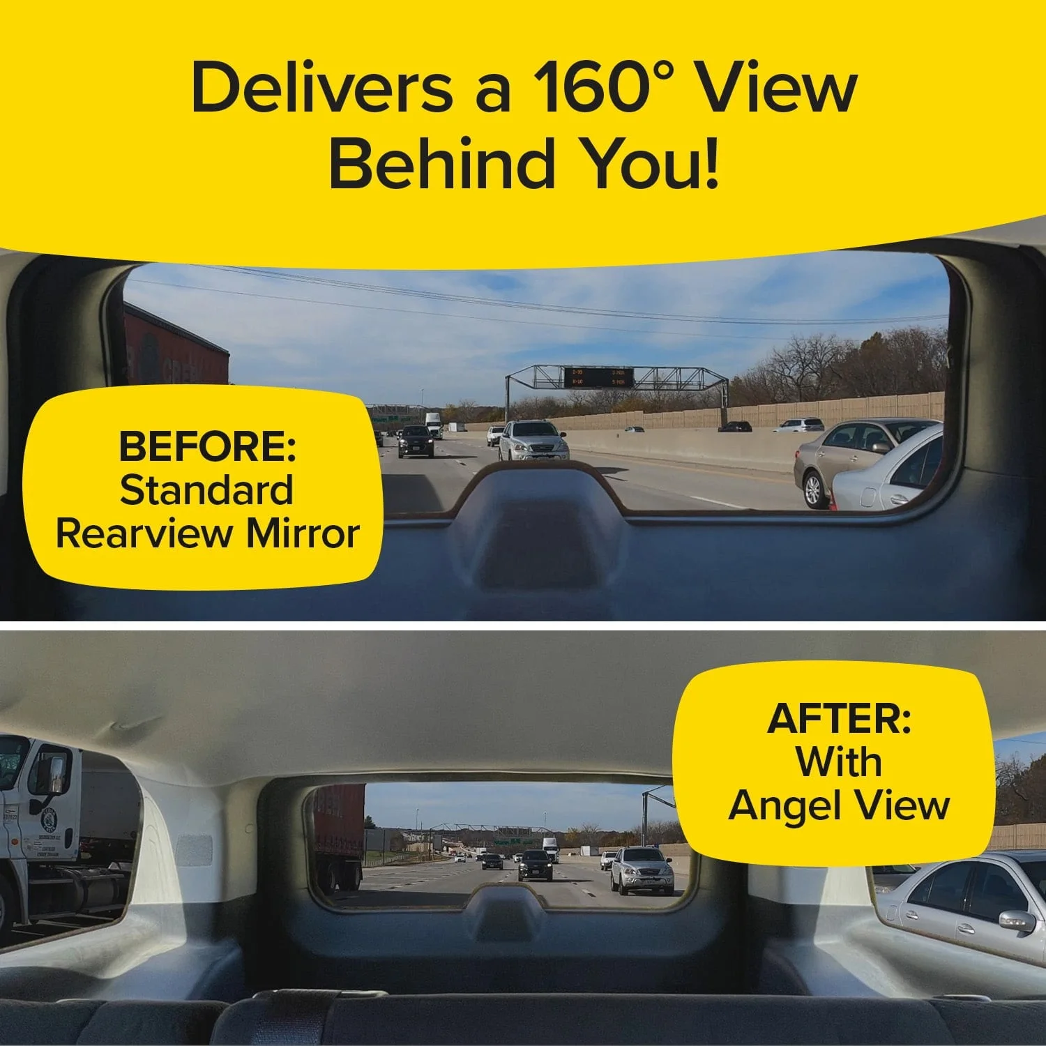 Car Rear View Mirror مرآة الرؤية الخلفية للسيارة