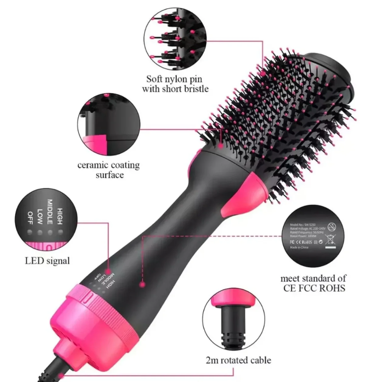 OneStep Hair Dryer 2in1 مجفف و مصفف الشعر