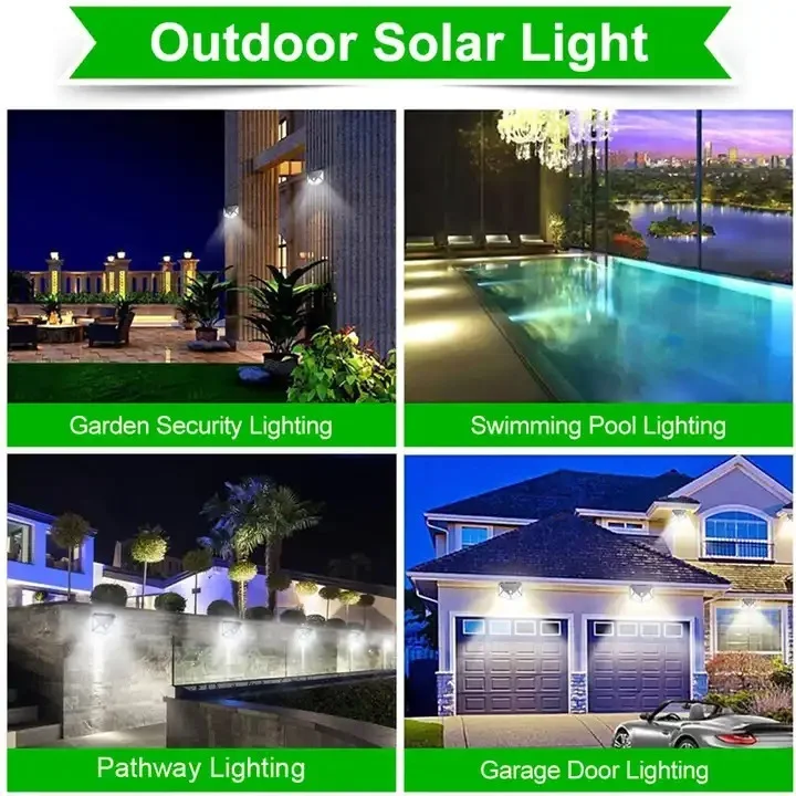 Solar Wall Light لمبة الحائط بالطاقة الشمسية