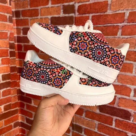 Chaussure au design zellige marocain 🇲🇦