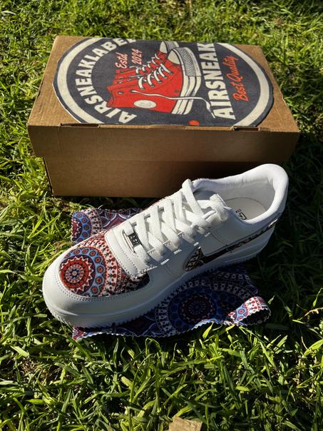 🔵 حذاء فريد مستوحى من الزليج المغربي