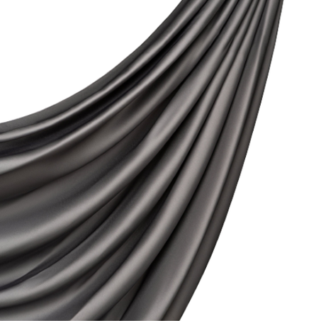 Satin Hijab - Gunmetal