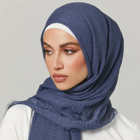 Cotton Crinkle Hijab- Leadership