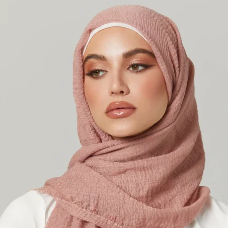 Cotton Crinkle Hijab- Go Getter