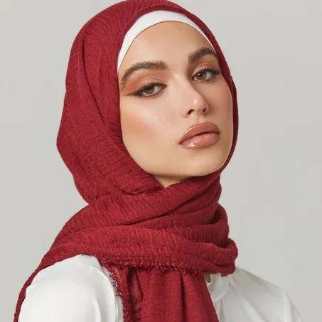 Cotton Crinkle Hijab - Align