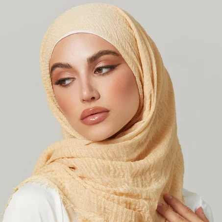 Cotton Crinkle Hijab - Influence