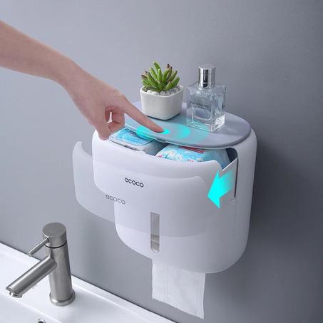 حامل مناديل التواليت ذاتي اللصق من ECOCO