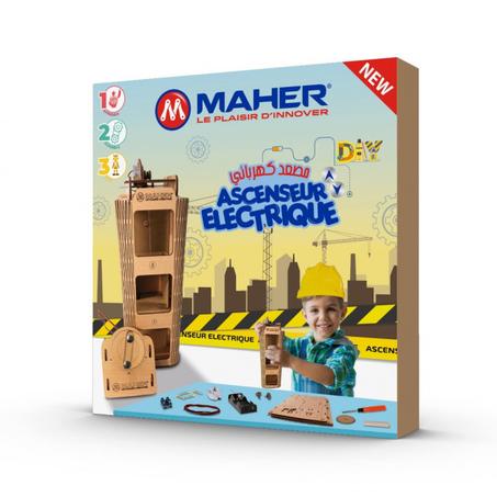 لعبة صناعة مصعد كهربائي