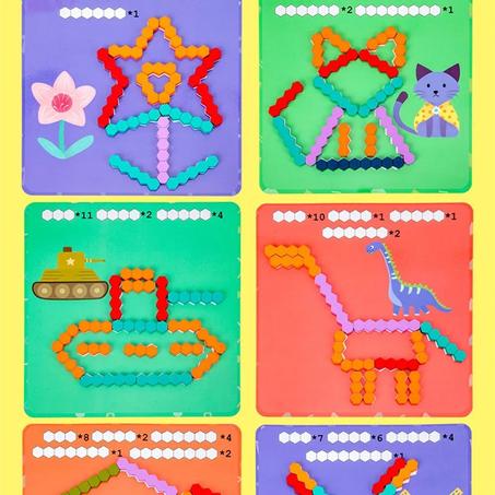 لعبة الاشكال والاسطر