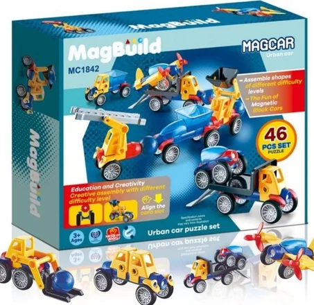 Magnetic car 46 pcs
