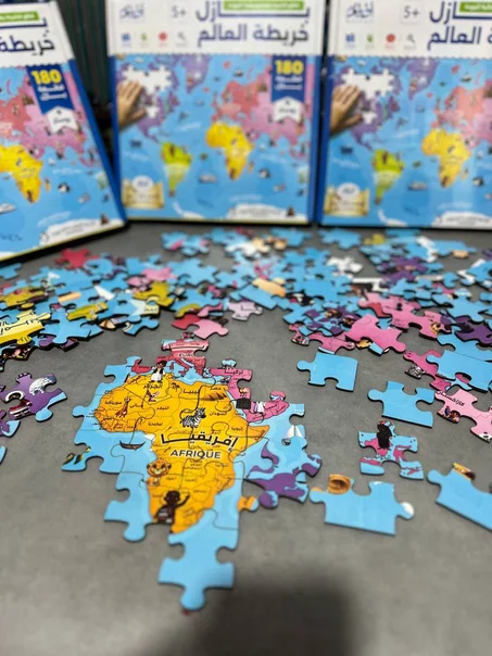 puzzle خريطة العالم