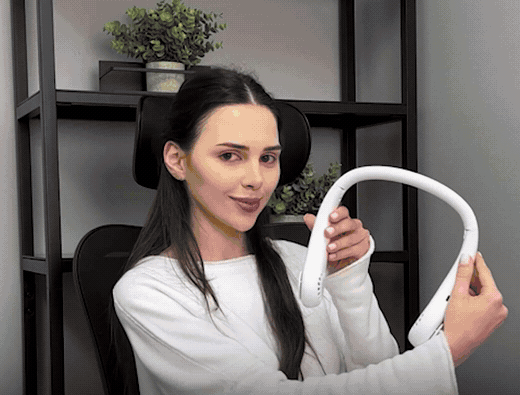 نسمة | مروحة الرقبة المحمولة القابلة للطي