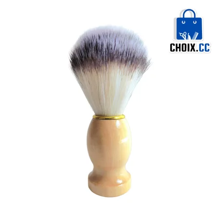 فرشاة الحلاقة الكلاسيكية بمقبض خشبي