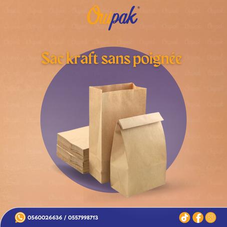 Sac kraft sans poignée