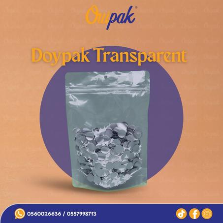 Sac Doypack Couleur Transparent '100قطعة'