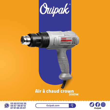 Air à chaud crown 2000W