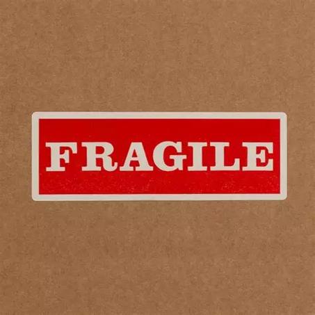 Etiquette Attention Fragile Imperméable