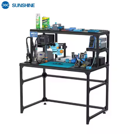 SUNSHINE SPACE-M Black aluminum alloy modular repair table