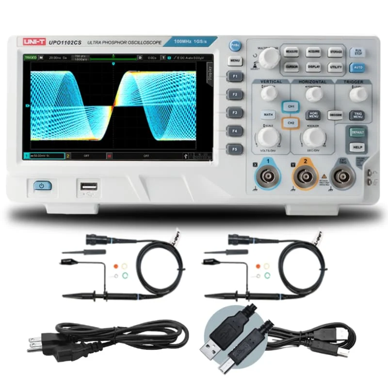 Oscilloscope UNI-T UPO1102CS 2CH (100 MHz)