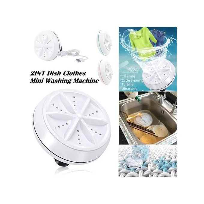 Portable Ultrasonic Turbine Mini Washing Machine 2026