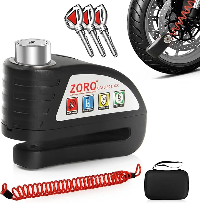 Red Alarm Disc Brake Lock 2026