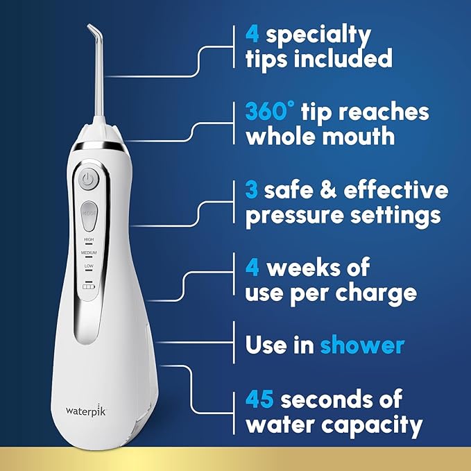 خيط الاسنان المائي. Waterpik Cordless Advanced 2.0