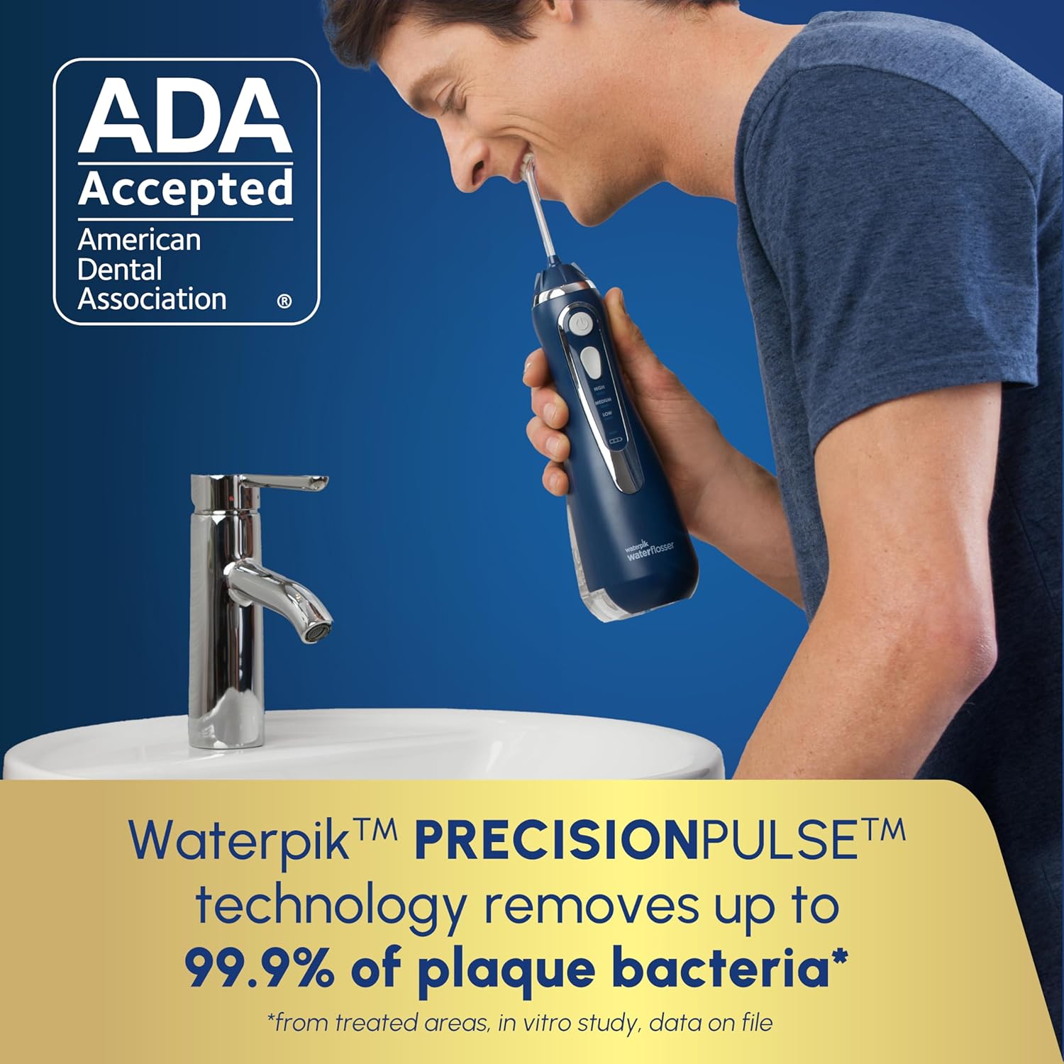 خيط الاسنان المائي. Waterpik Cordless Advanced 2.0