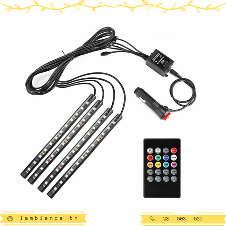 Lumière d'ambiance de voiture