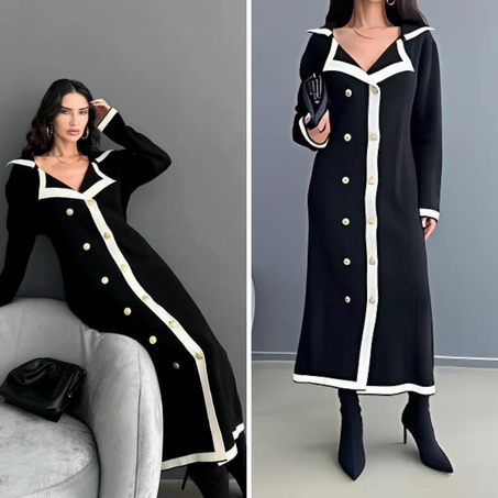 Elegancia Robe En Tricot