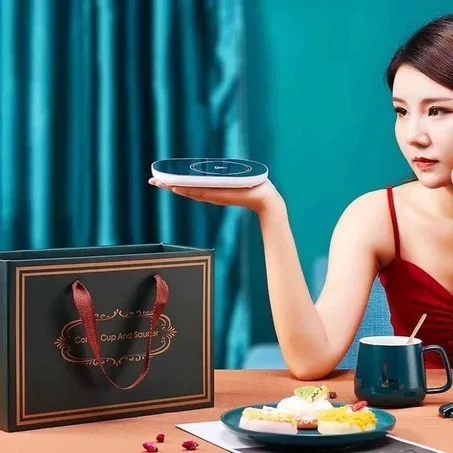 جهاز تسخين المشروبات للاستمتاع بمشروب دافئ طوال اليوم مع تخفيض خيالييي💯☕