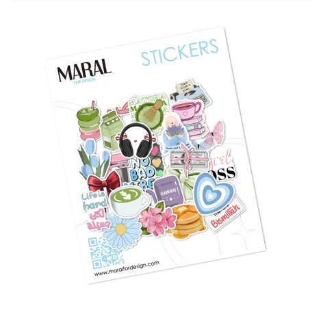 Aesthetic Stickers Set of 25