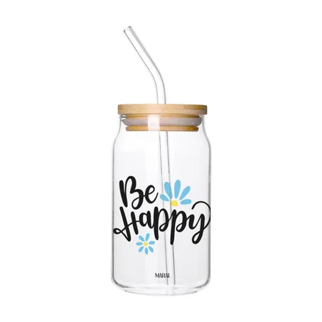 Be Happy Can Glass
