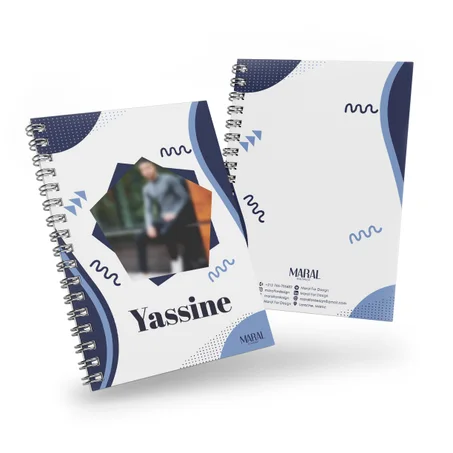 Blue & Manly Custom Notebook