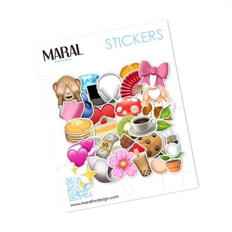 Emojis Stickers Set of 30