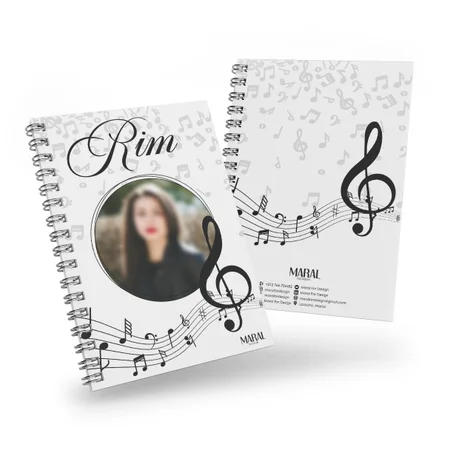 Music Addict Custom Notebook