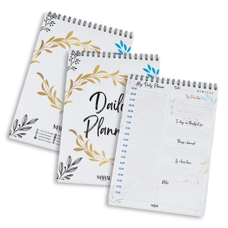 Golden Leaves Daily Planner