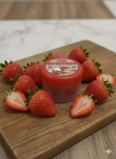 مرطب الشفاه بالفراولة