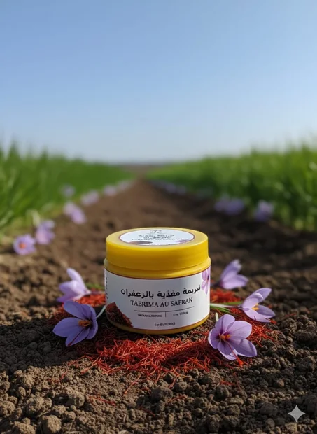 تبريمة مغذية بالزعفران