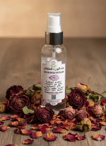 ماء الورد المقطر 60ml