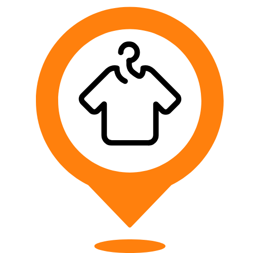 vêtements محل ملابس