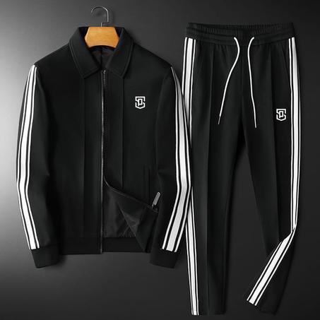 Survêtement Homme 2 Pièces – Style Sport & Lifestyle avec Bandes Latérales