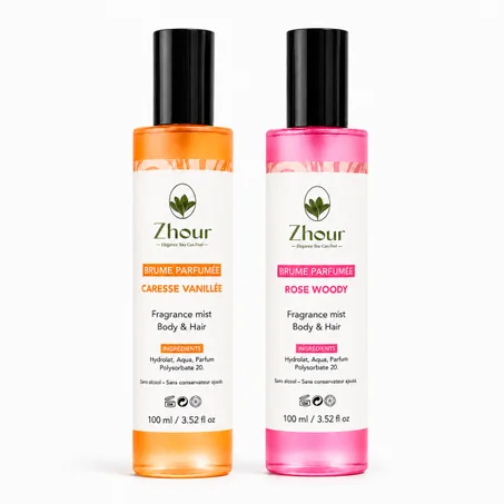 Brumes Rose Woody et Caresse Vanillée  – 200 ml 2