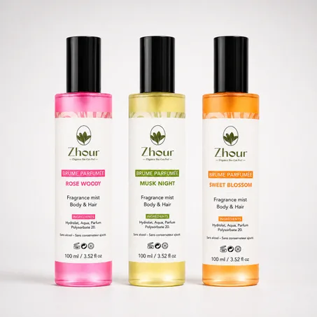 Brumes (3) MuskNight, Sweet Blossom et Rose Woody – 300 ml