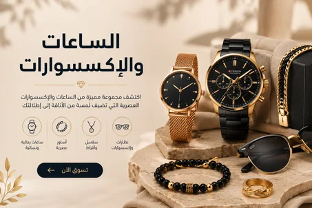 الساعات والإكسسوارات