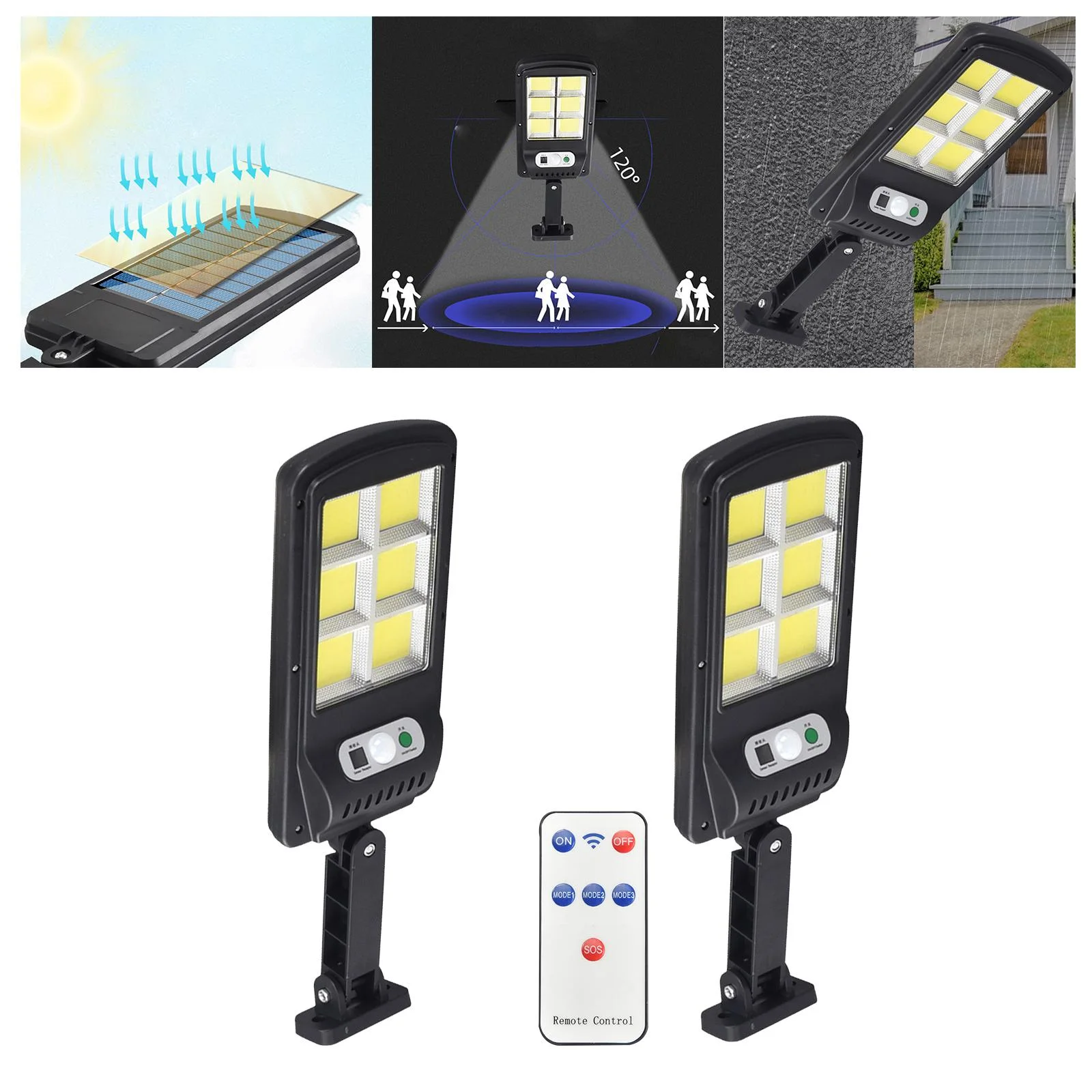 واط 150 بروجيكتور بالطاقة الشمسية بقوة