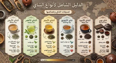 جميع انواع الشاي