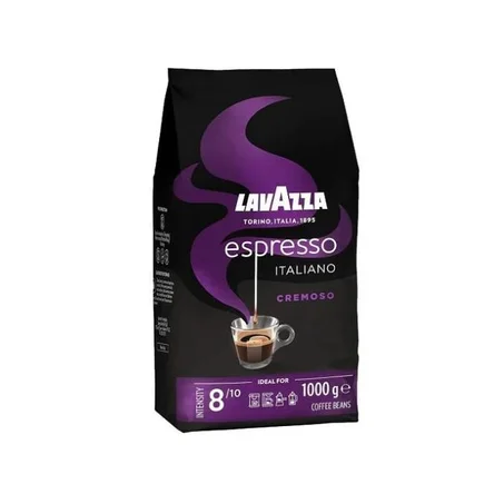 café en grains, Espresso Italiano Cremoso (8/10), 1kg – LavAzza