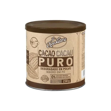 Cacao en poudre sans sucre, 267g - La Chocolatera