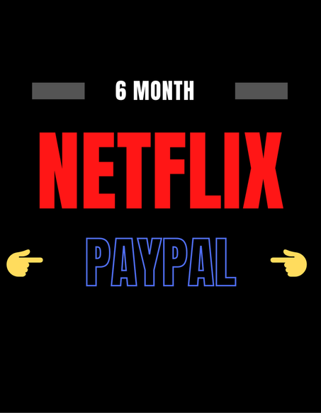 NETFLIX PRIMIUM 4K 6 MONTHS